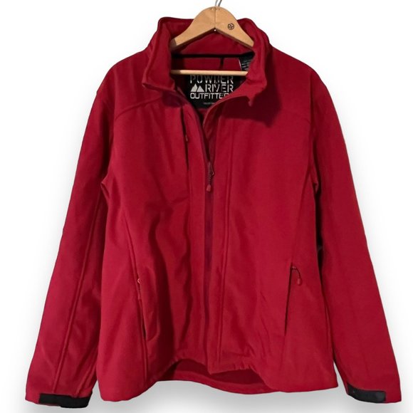 Powder River Outfitters Panhandle Slim Cowgirl Red Zip Up Jacket Coat XL - Picture 4 of 14